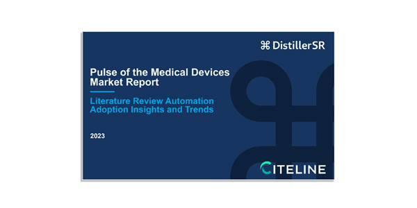 Pulse of the Medical Devices, Market Survey, DistillerSR