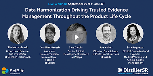 Resource Screenshot of DistillerSR Product Video for Pharmacovigilance