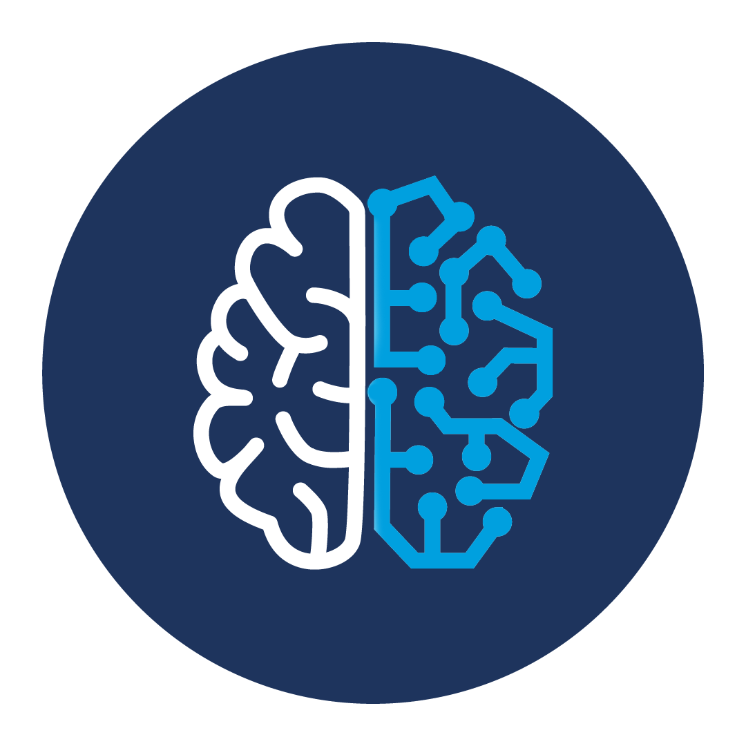 Icon of an AI Brain