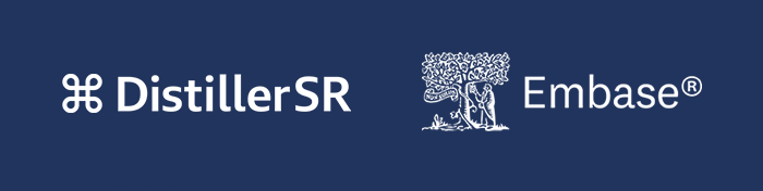 DistillerSR + Embase: Integrating Best-in-class Platforms to Accelerate Literature Reviews DistillerSR + Embase: Integrating Best-in-class Platforms to Accelerate Literature Reviews Webinar