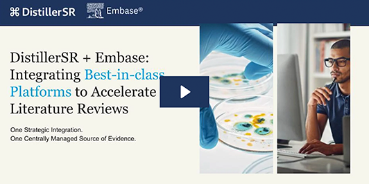 embase + distillersr webinar recording